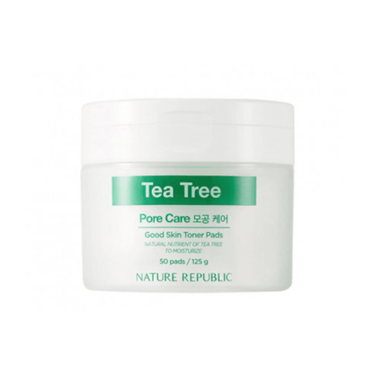 Nature Republic Good Skin Ampoule Toner Pads Tea Tree MiessentialStore