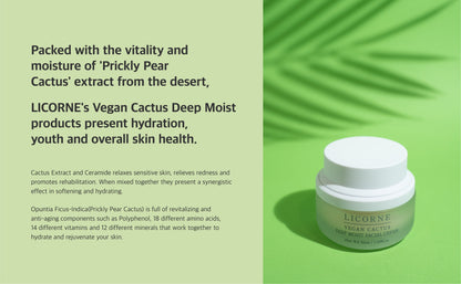 LICORNE Vegan Cactus Deep Moist Facial Cream LICORNE