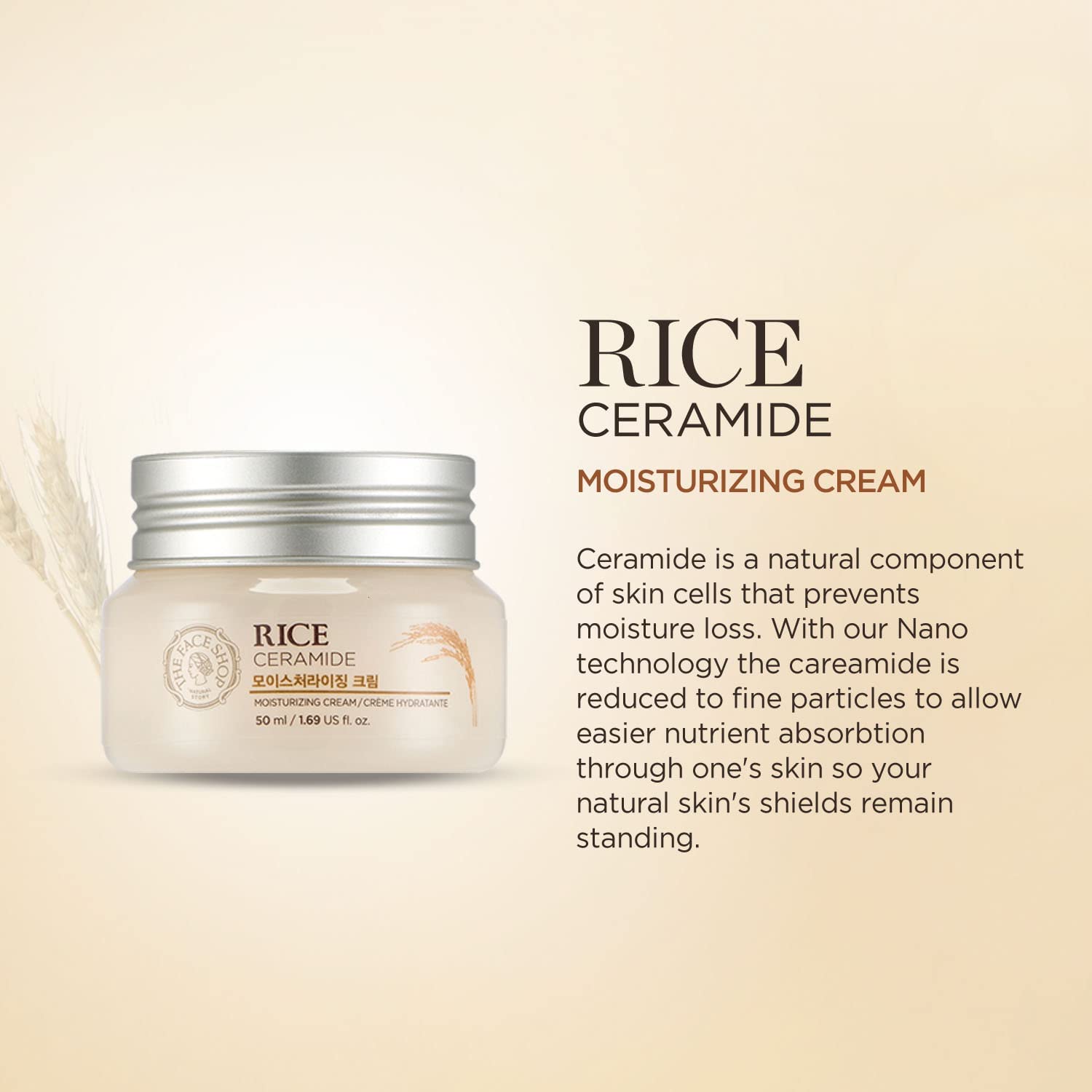 THE FACE SHOP Rice Ceramide Moisturizing Cream THE FACE SHOP