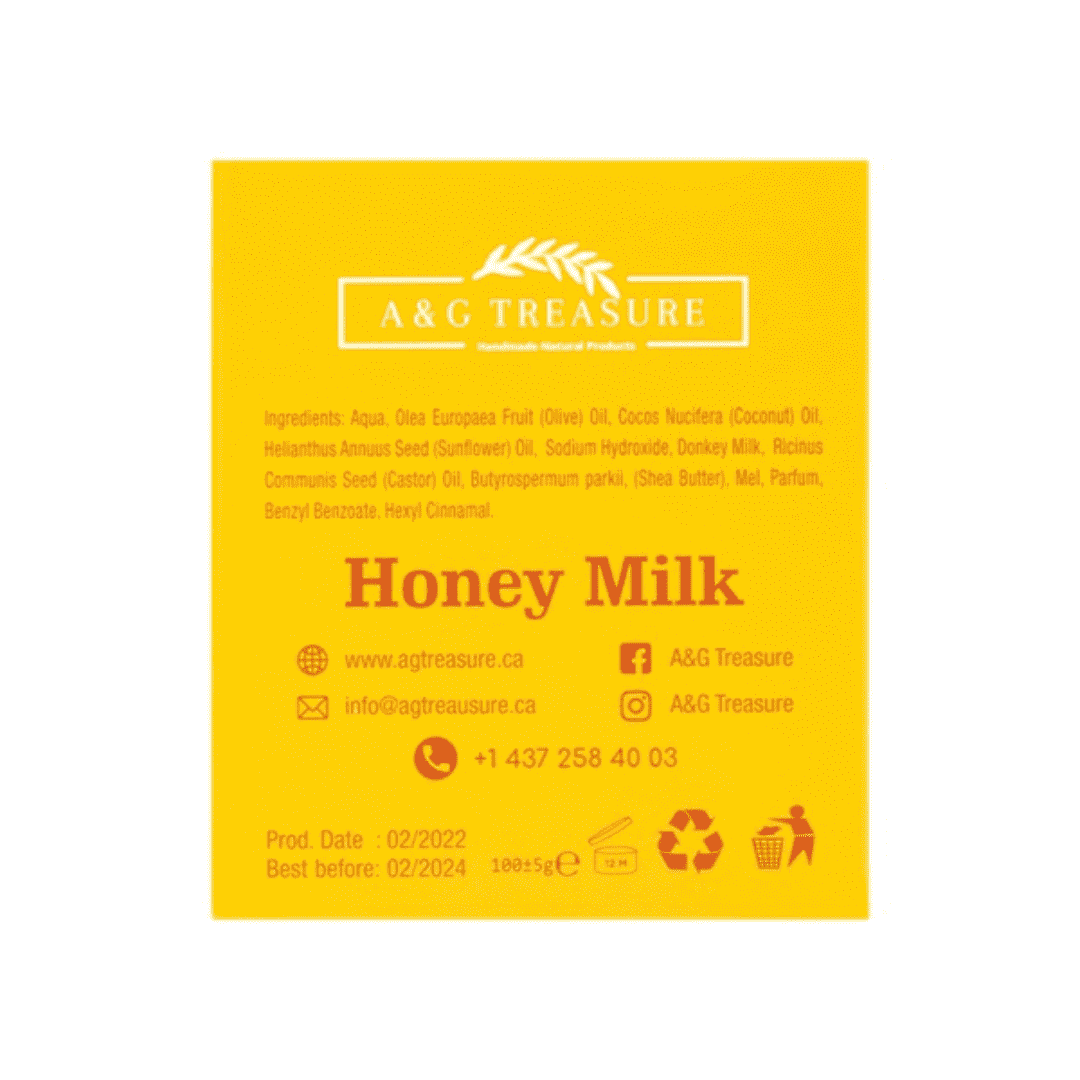 AG Treasure Honey Milk Soap - 2