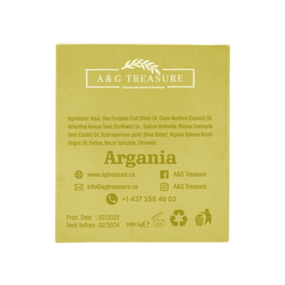 AG Treasure Natural Argania Soap - 2