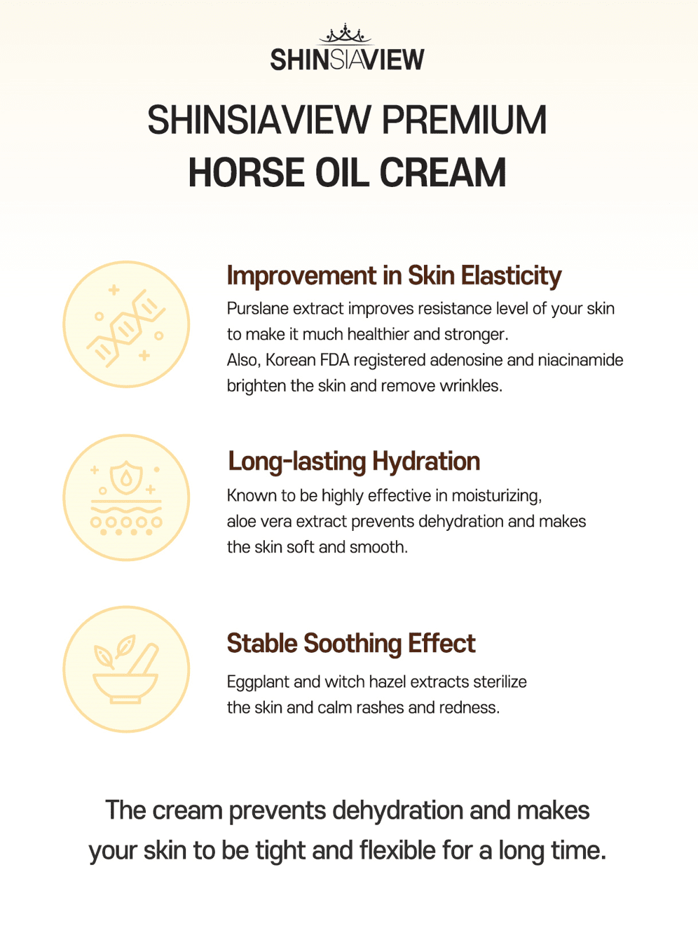 Shinsiaview Premium Horse Oil Cream MiessentialStore