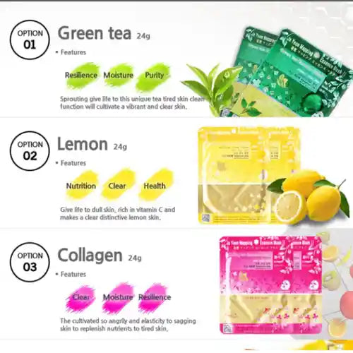 Ja Yeon Mapping Lemon Nourishing Mask(5 PCS) MiessentialStore